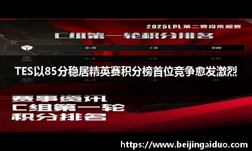 TES以85分稳居精英赛积分榜首位竞争愈发激烈